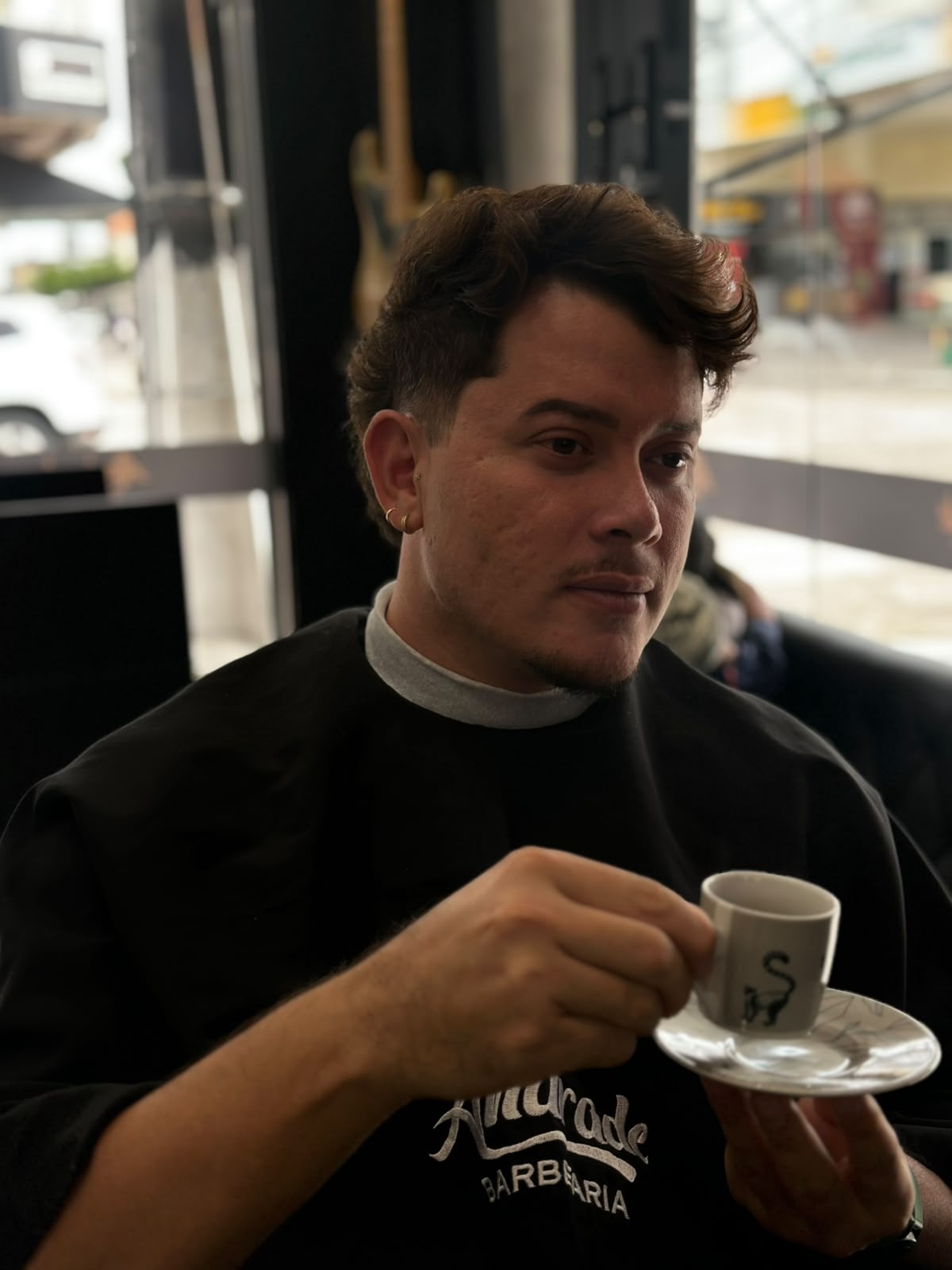 Acabamento de barba na Andrade Barbearia